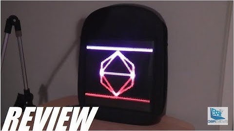 REVIEW: LED Display Backpack (WiFi Smart Backpack)