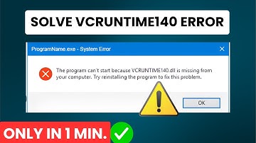 How to Fix “VCRUNTIME140.dll Was Not Found” Error in Photoshop