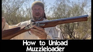 Unloading the Muzzleloader