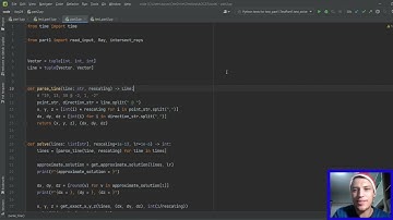 Advent of Code 2023, Day 24, Python Solution