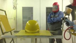 Texture Coat Application to Helmet