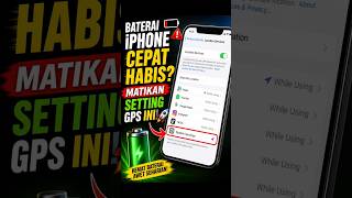 "Baterai iPhone Cepat Habis? Matikan Setting GPS Ini!" 🚀 #shortvideo