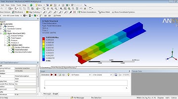 Ansys Workbench Static Structure Z  section