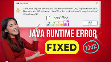 Fix LibreOffice “Requires Java Runtime Environment (JRE)” Error Install & Configure LibreOffice.org