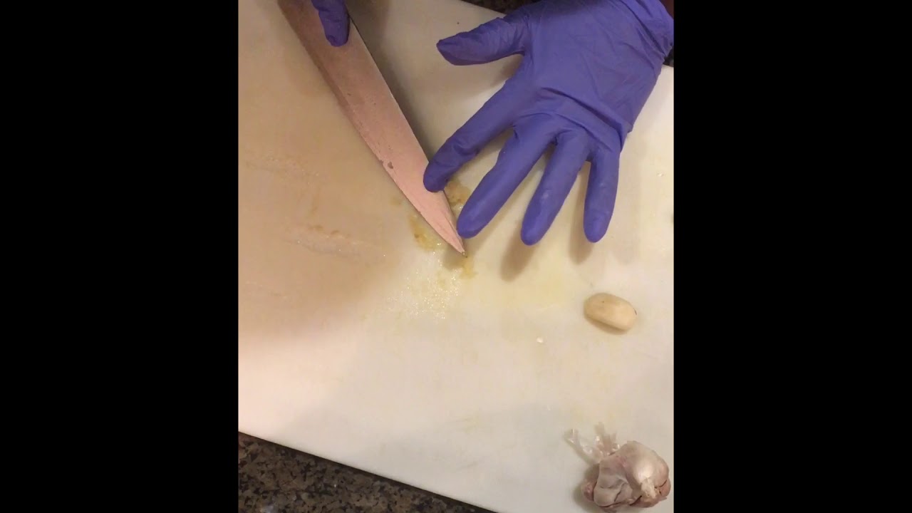 Knife skills 101 Garlic YouTube