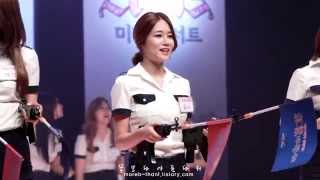 140928 서든어택 미니콘서트 AOA 유나 - 청기홍기 연습중