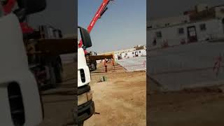 placing concrete by mobile pump