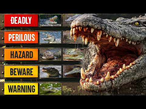 Ranking 9 Crocodilian Species from Least Deadly to Deadliest