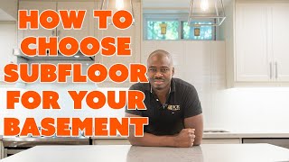 Unveiling the Benefits of a Good Basement Subfloor