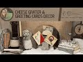 DIY CRAFT: Cheese grater & Christmas greeting cards