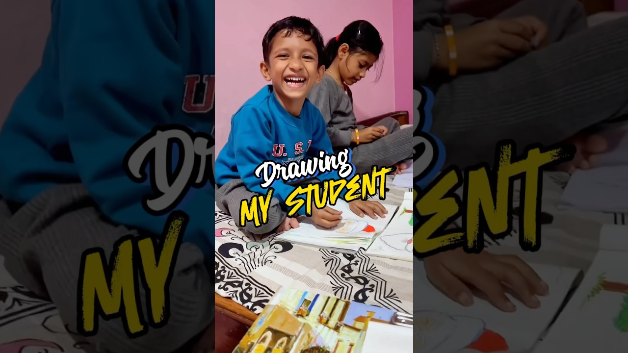 Drawing My Student // Live Portrait