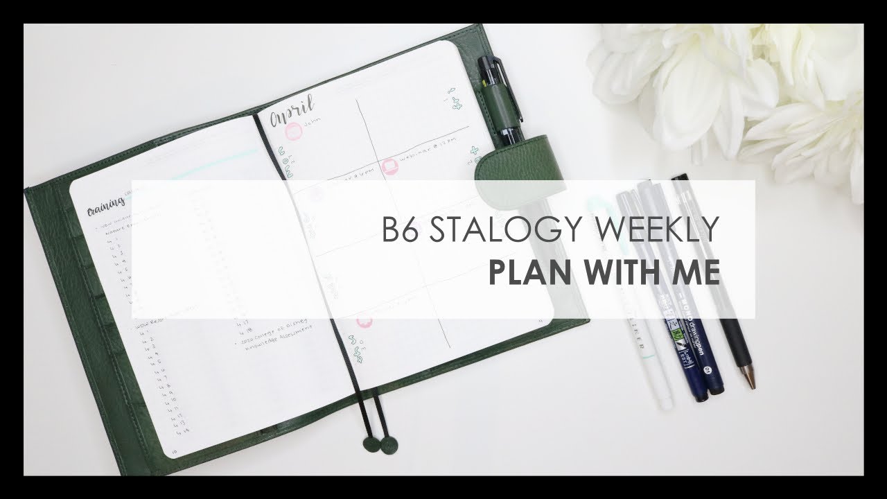 B6 Stalogy Weekly Plan With Me - YouTube