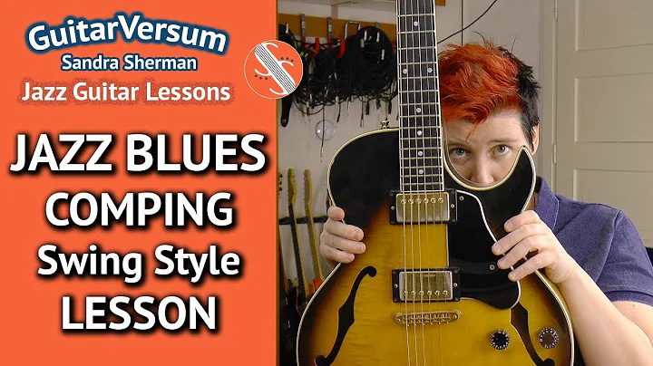 Jazz Blues in Bb Comping Swing Style - Guitar Less...