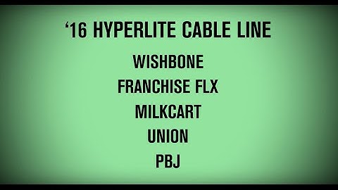 2016 Shreducation Hyperlite Cable