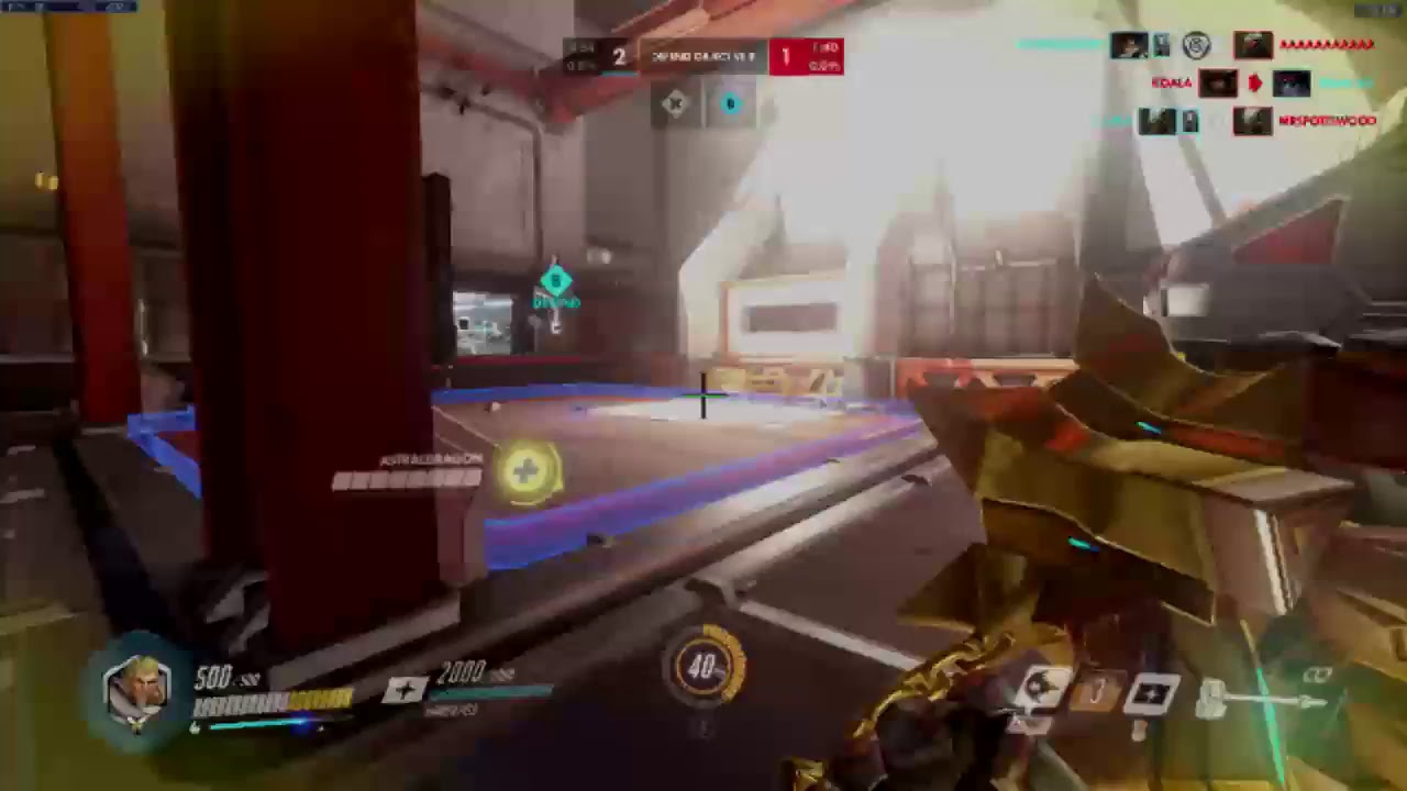 Playing with that new Silver Frame! Overwatch Competitive YouTube