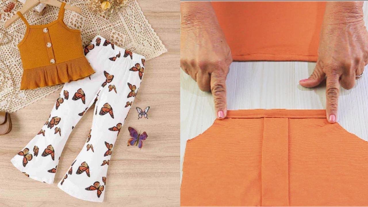 Muy fácil de Realizar Conjunto para niñas Paso a paso