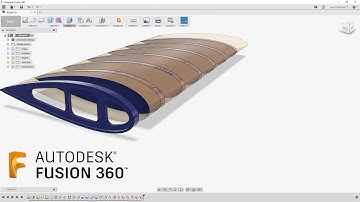 How To Create Airplane Wing Ribs    — Fusion 360 Tutorial — #LarsLive 162