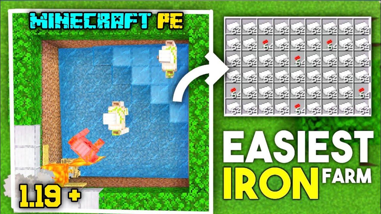 Iron farm minecraft 1.19 bedrock / Iron farm minecraft 1.19 pocket