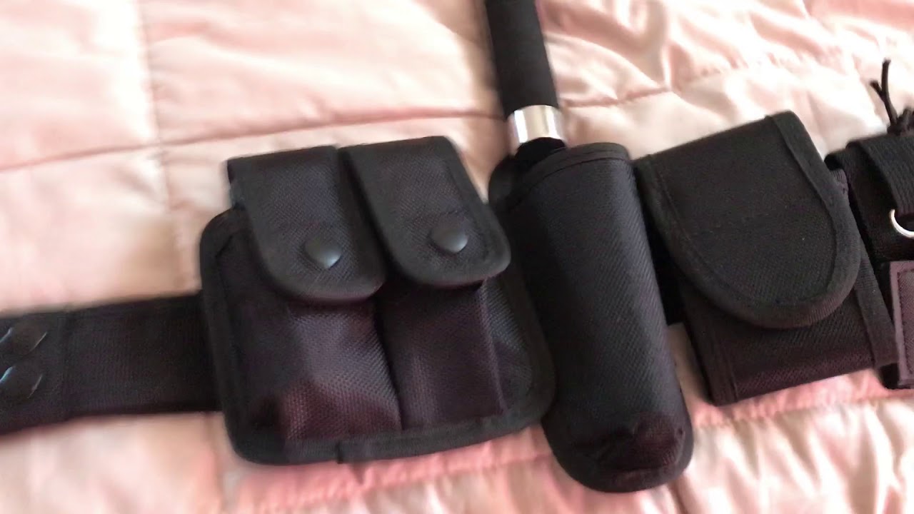 Police duty belt tour!