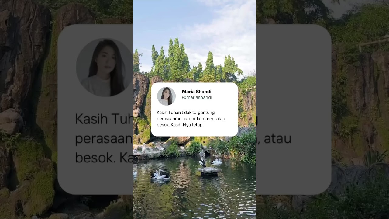 Kasih-Nya tetap selamanya🤍