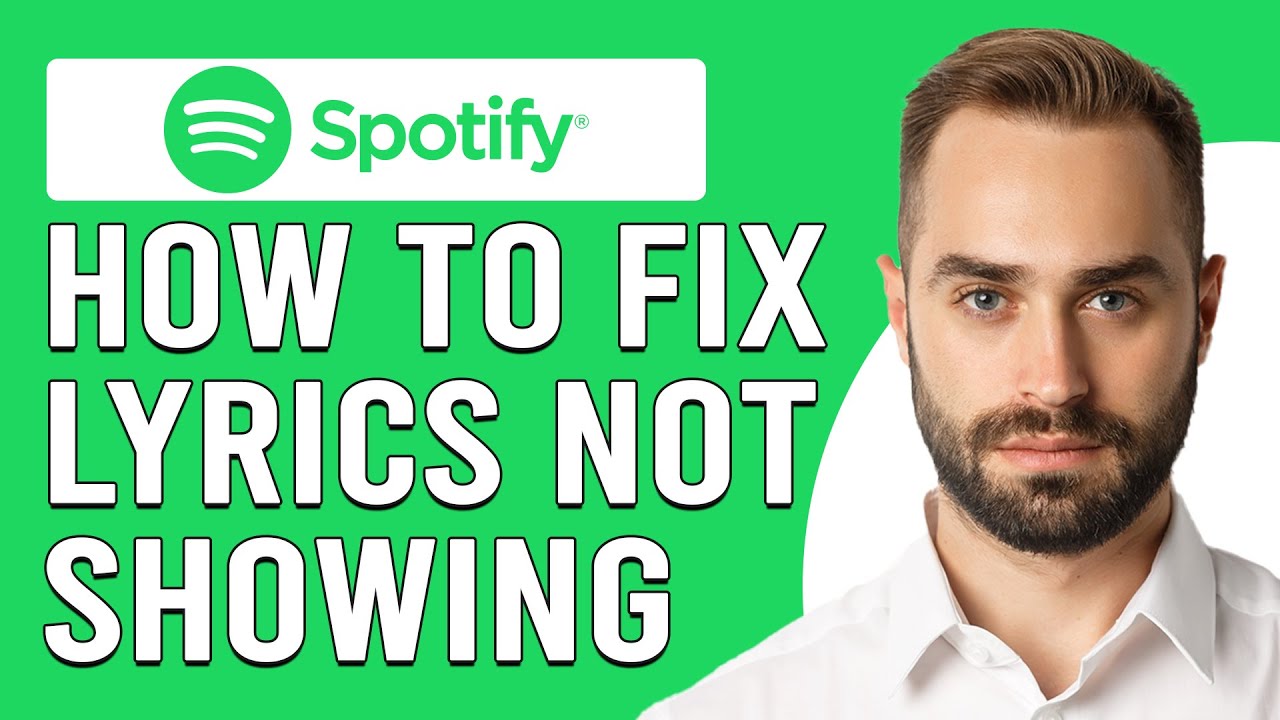 How To Fix Lyrics Not Showing On Spotify (How To Solve Lyrics Not ...