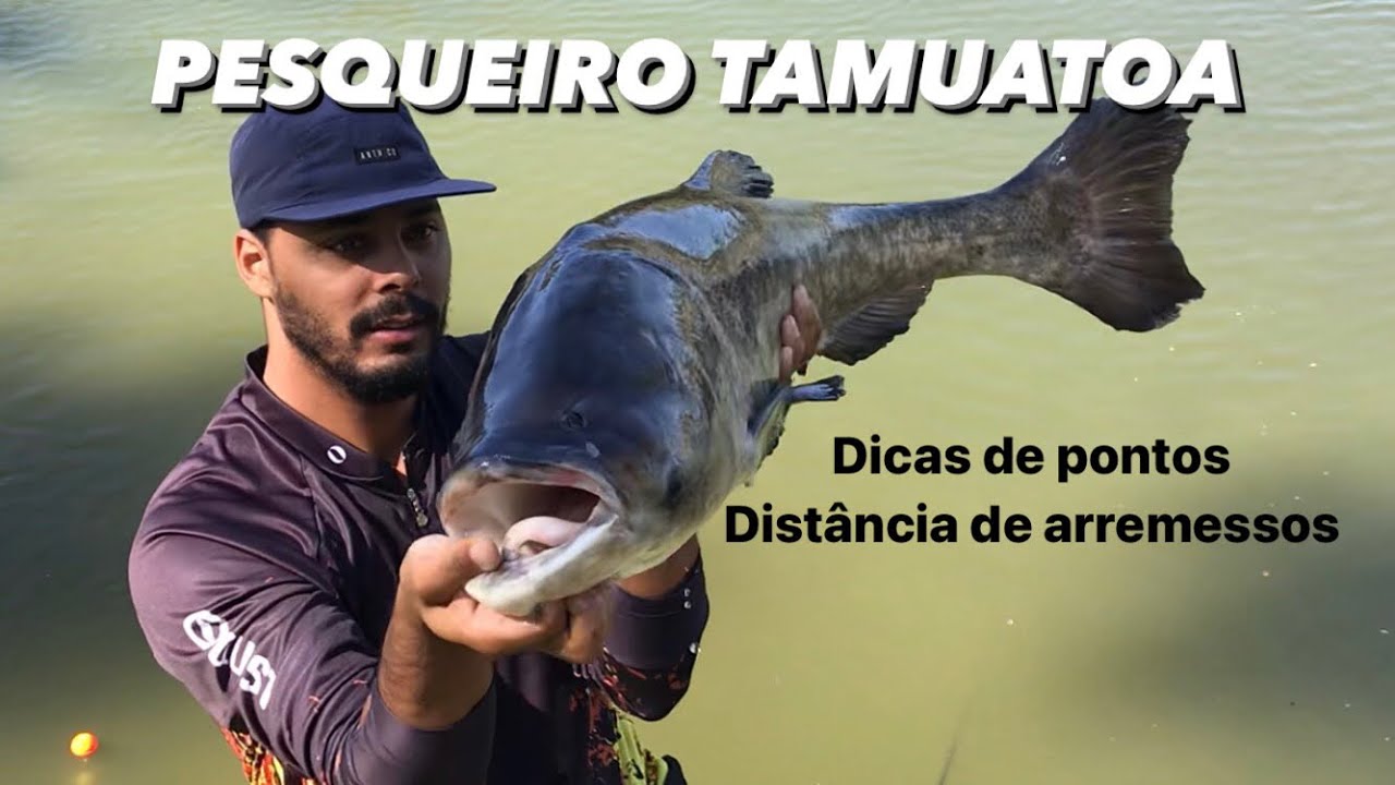 LONGOS ARREMESSOS PARA ACERTAR AS CARPAS NO TAMUATOA