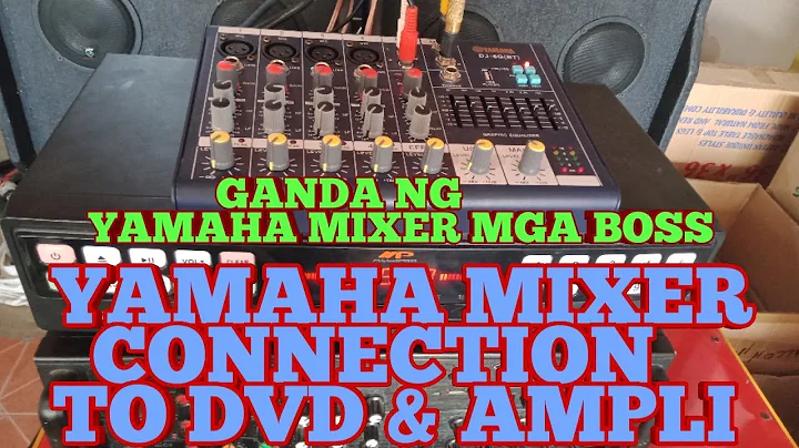 EASY WAY TO SET UP MIXER TO DVD AND PLAYER
