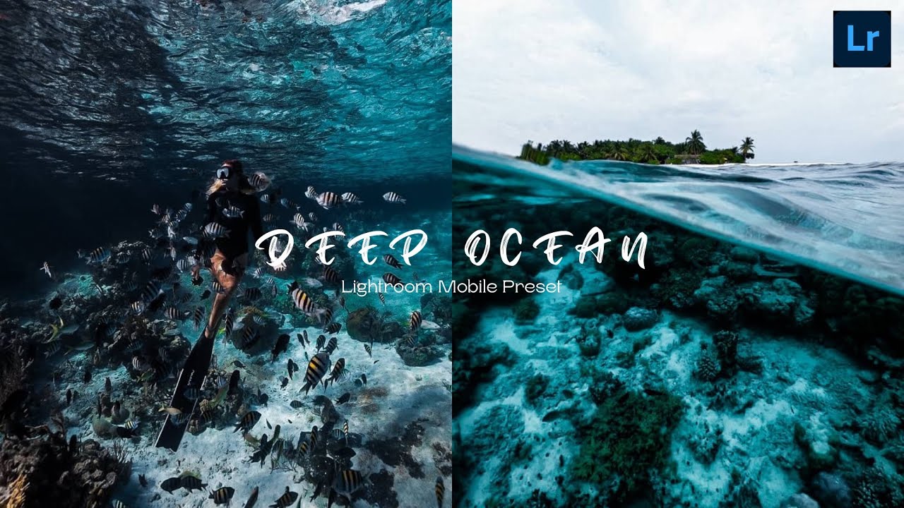 Deep Ocean Preset Lightroom Mobile Editing