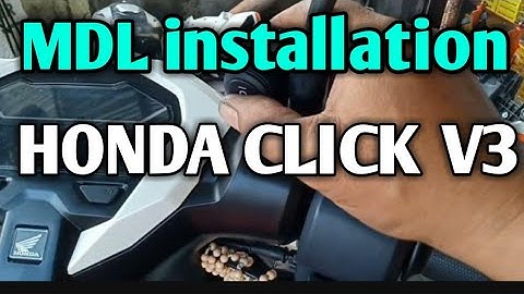 how to install mini driving light on Honda click V3