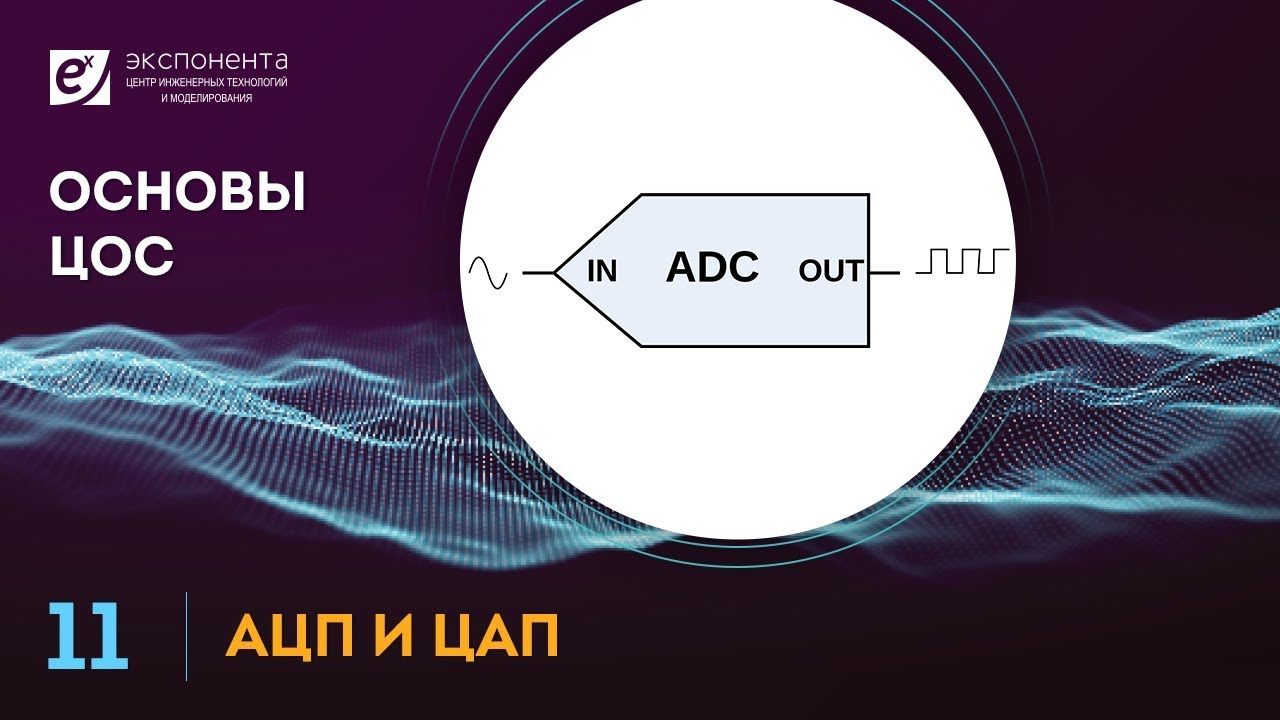 Основы ЦОС: 11. АЦП и ЦАП - YouTube