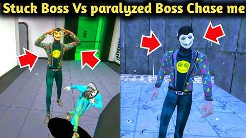 Smiling X Corp Stuck Boss Chase Me Vs Smiling X Corp 2 Paralyzed Boss Chase Me
