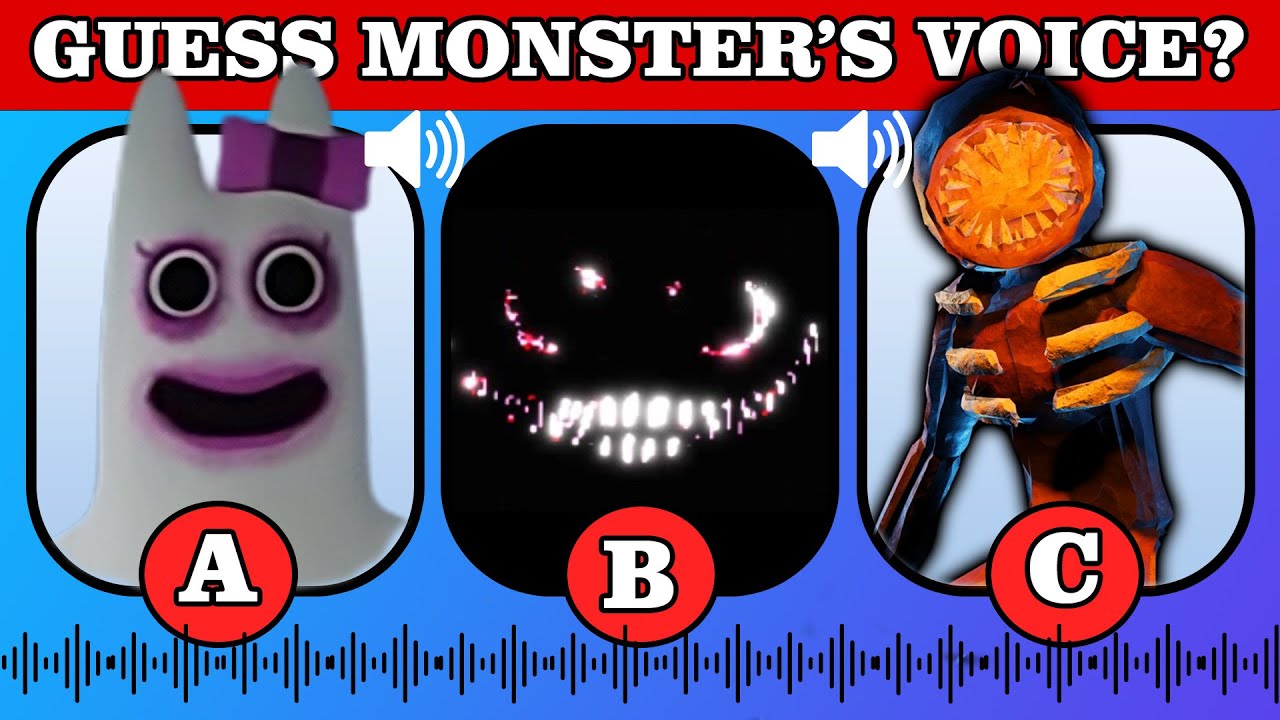 Guess the MONSTER'S VOICE 1 (ROBLOX DOORS & GARTEN OF BANBAN 3) Dupe