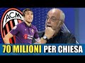 PER CHIESA 70 MILIONI.. SERAFINI:"Milan da scudetto"