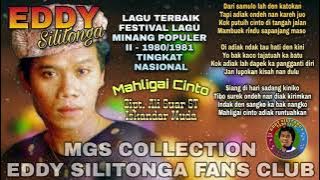 Eddy Silitonga - Mahligai Cinto (LAGU TERBAIK FESTIVAL LAGU MINANG POPULER II TINGKAT NASIONAL)
