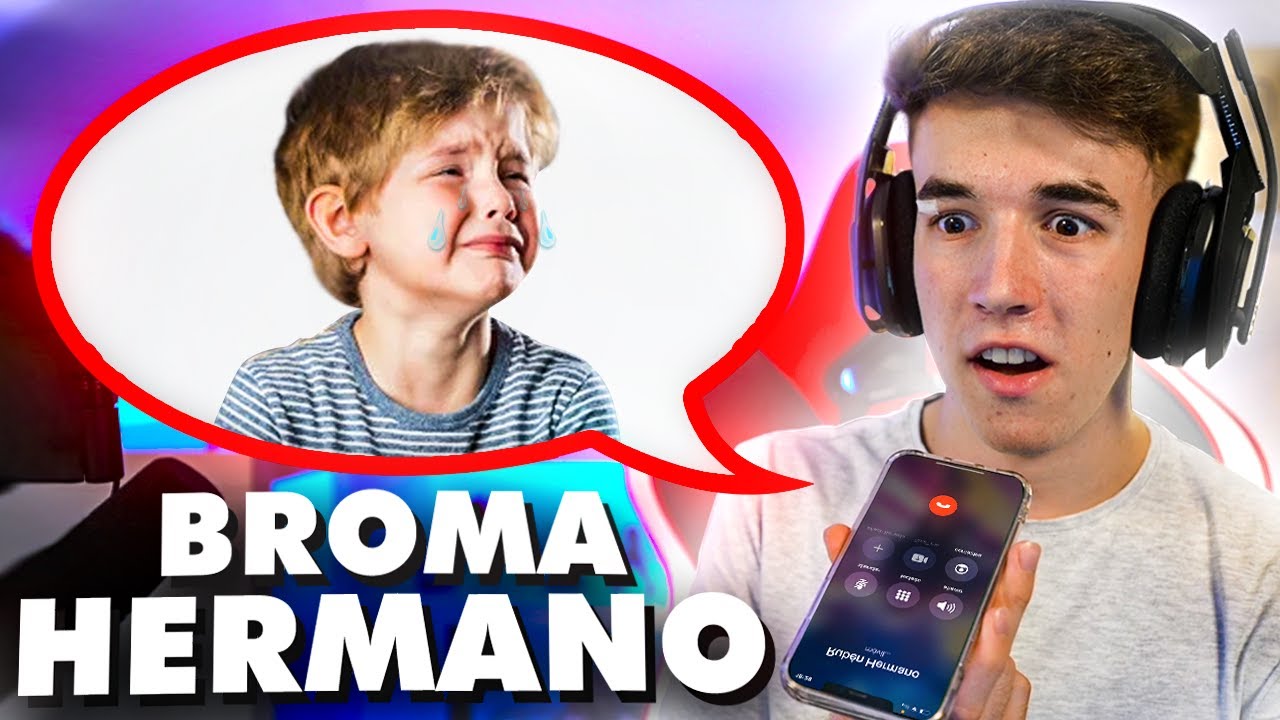 BROMA TELEFONICA A MI HERMANO PEQUEÑO | EL HAMSTER LOCO
