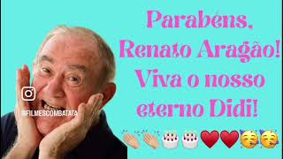 Renato Aragão, nosso eterno DIDI, de OS TRAPALHÕES, chega aos 90 anos!