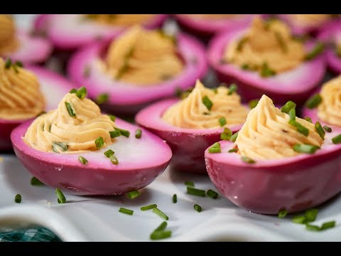 Pickled Deviled Eggs | Bubbies Kitchen | Bubbies.com