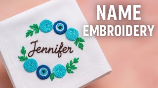 Evil Eye Flower Embroidery 🌸🧿 | Easy Hand Embroidery Tutorial
