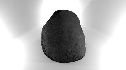 Low Poly Rock - Time lapse - 3DS Max