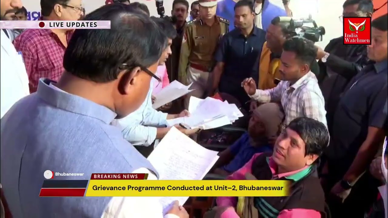 CM Mohan Charan Majhi Holds 16th Public Grievance Hearing at Bhubaneswar