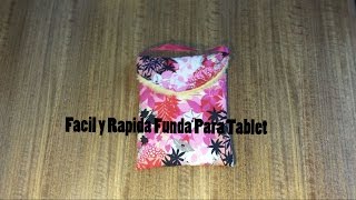 ❤ Como Hacer Una Funda Para Tablet ❤