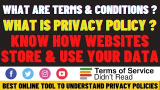  | What are ToS | What is Privacy Policy | Learn to Understand Terms of Service Very Fast