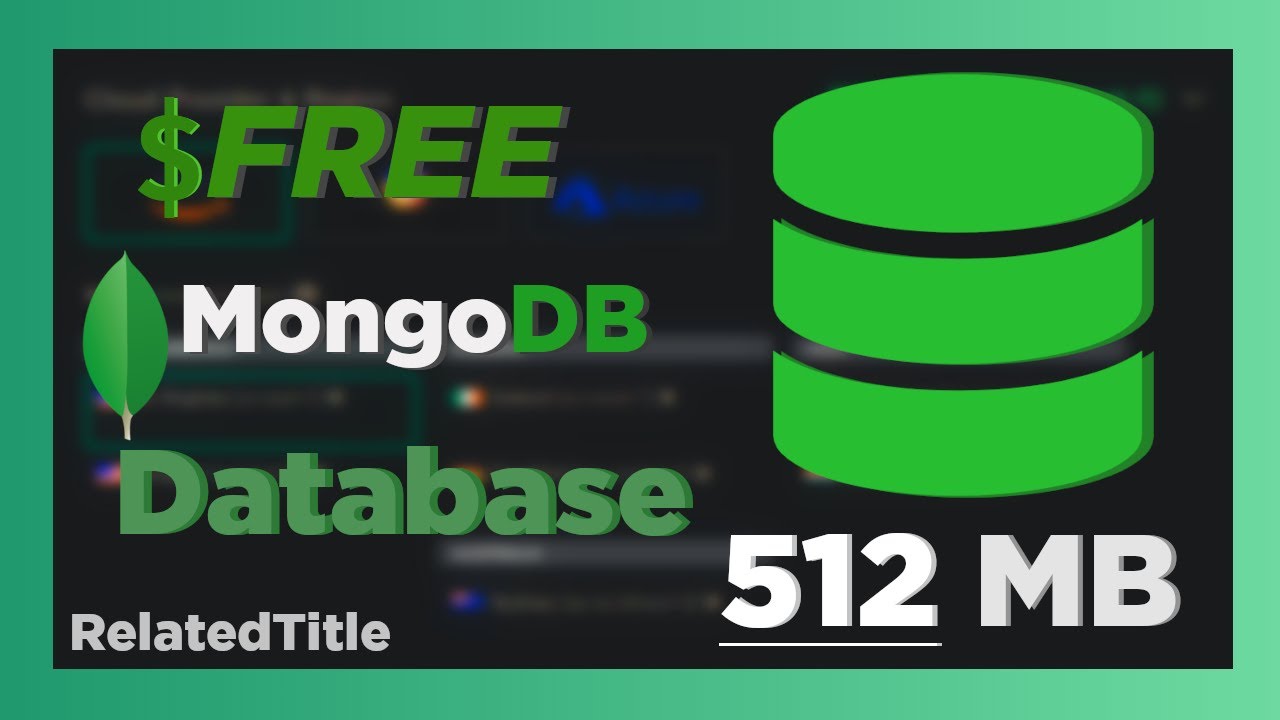 cloud server ฟรี  Update 2022  FREE MongoDB Cloud Hosting | 512 MB | MongoDB Atlas