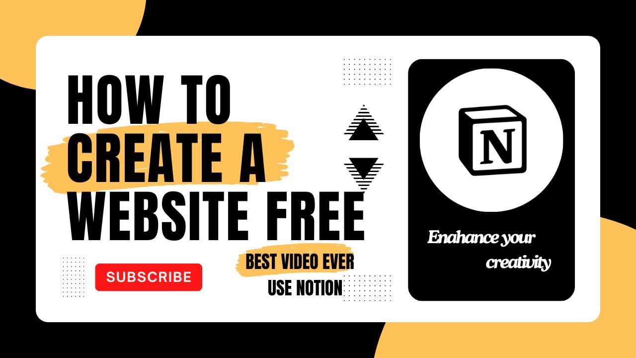 Notion you can use it to make your free website tutorial of notion