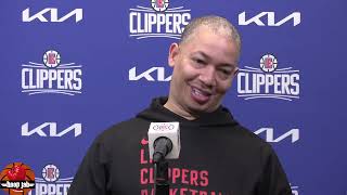 Ty Lue's 4-17 Update On Kawhi Leonard, His Strategy To Stop Luka & More. Clippers Practice. HoopJab