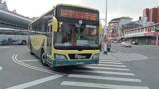 屏東客運 8203路（經五房 社皮 東港碼頭）KKA-8635 往屏客東港站 屏東轉運站駛離