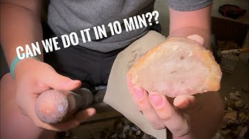 10-Minute Challenge! From A Stone to a Finished Arrowhead!