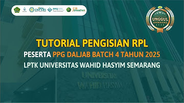 TUTORIAL PENGISIAN RPL LPTK UNWAHAS BATCH 4 TAHUN 2025