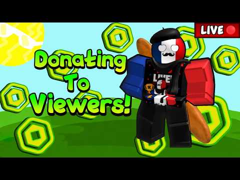 🔴Robux Donations Stream !! ( + Huge Annoucement !!)