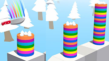 SLICE IT ALL🔪🍊🎃: All Levels Gameplay Android, iOS ASMR Cutting Game NEW UPDATES